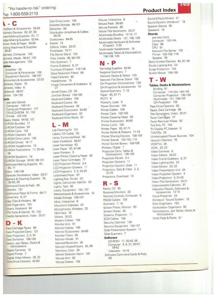 Highsmith Microcomputer Catalog C81 Fall 1995 Hardware Software Programs