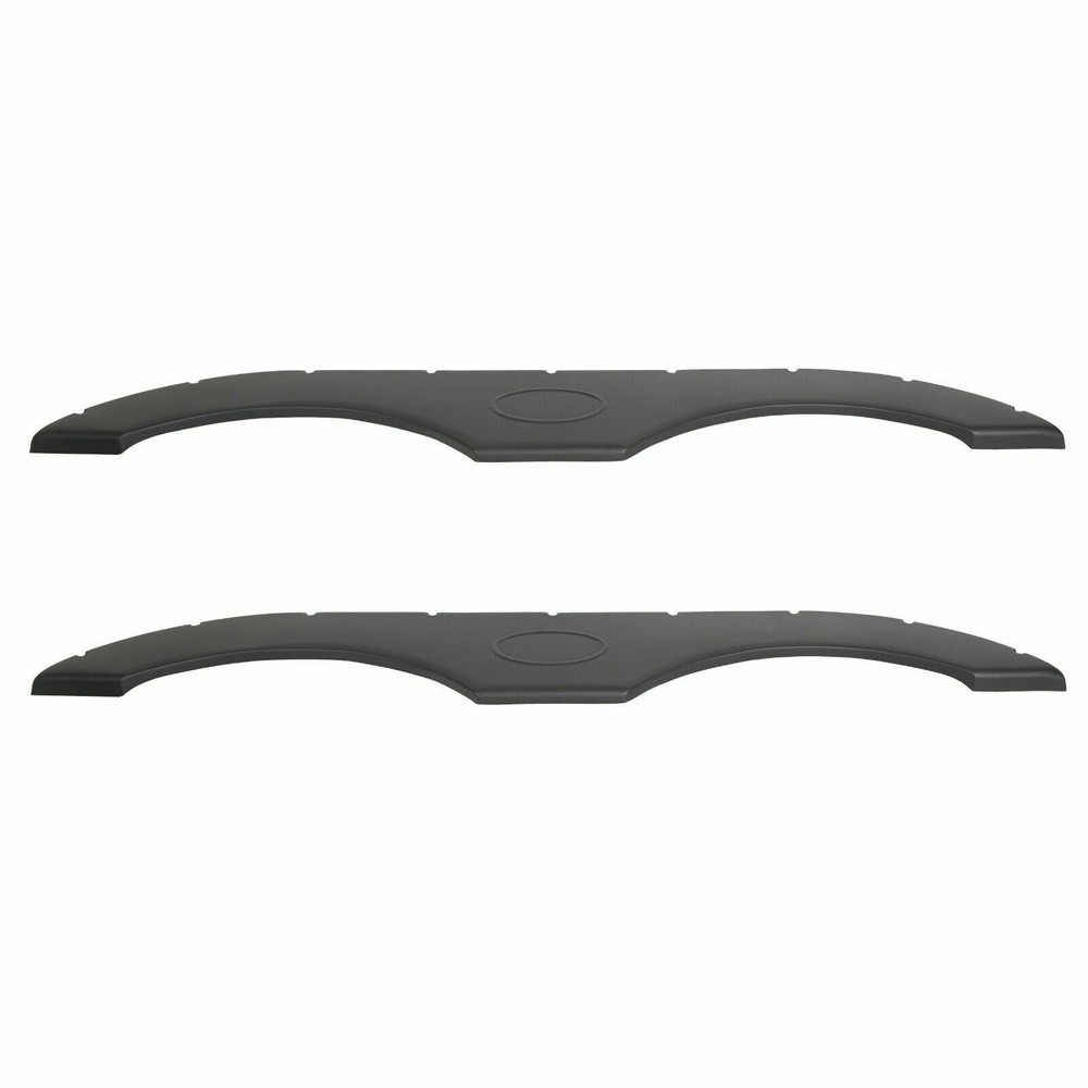For RVs Campers And Trailers Pair of Tandem Trailer Fender Skirt In Black New