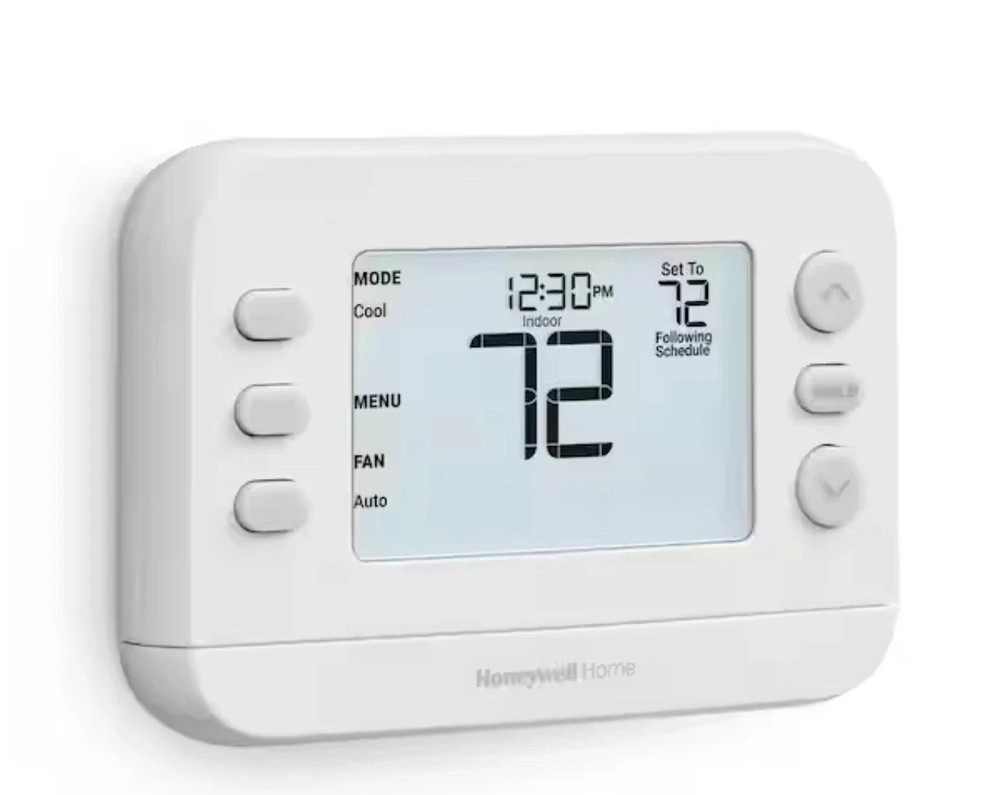 X2P Programmable Thermostat, Conventional/Heat Pump, Flexible Schedule.