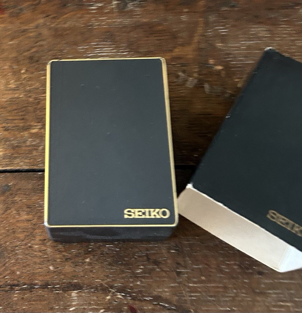 Vintage Seiko Box,outer Sleeve And Instructions