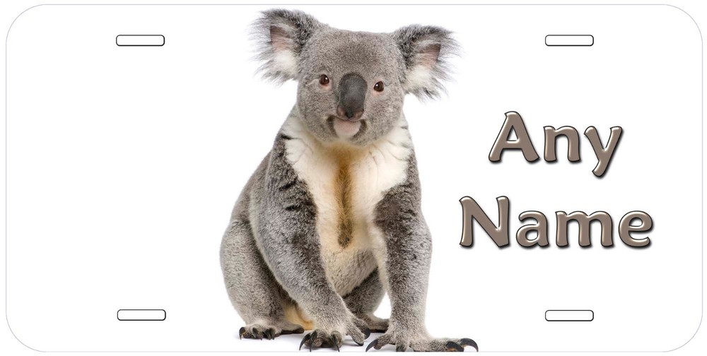 Koala Any Name Personalized Novelty Car License Plate