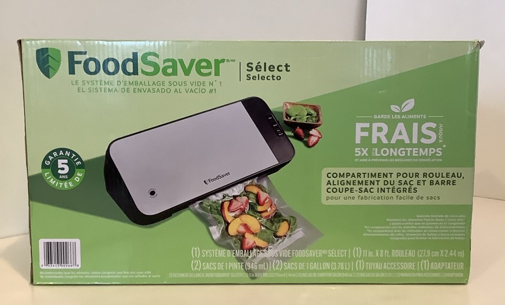 NEW FoodSaver Select Vacuum Sealer Starter Kit