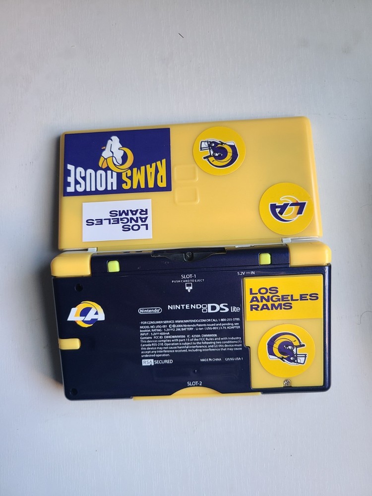 NFL LA Rams Nintendo DS Lite Handheld System
