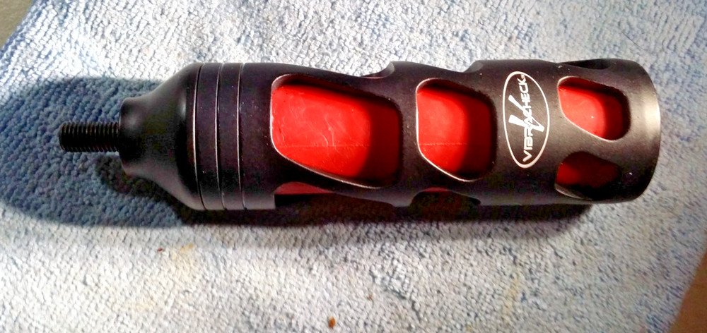 Vibracheck BLACK/Red Vibration Dampening Stabilizer USED