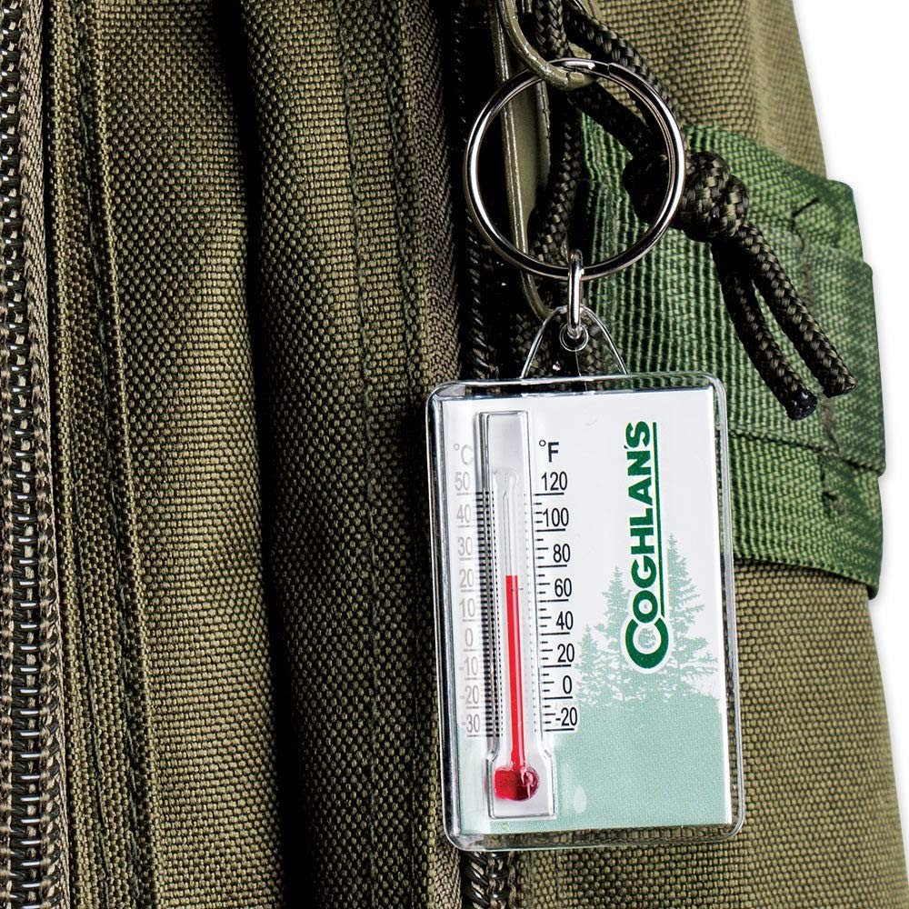 Coghlan's Zipper Pull Thermometer Blue