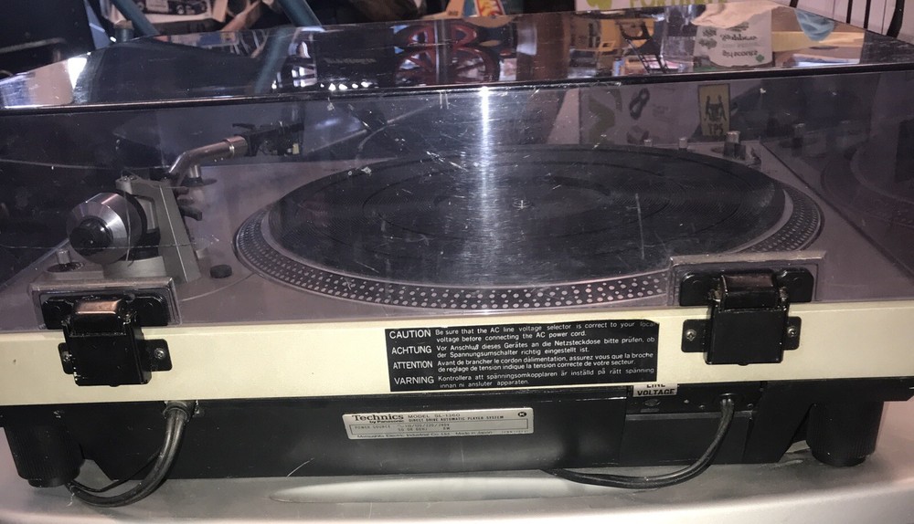 Vintage Technics SL-1360 Automatic Direct Drive Turntable Tested/works. ( Floor