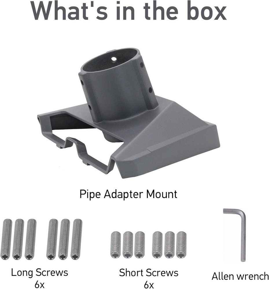 Starlink Gen 3 Pipe Adapter, Pole Mount Adapter Mounting Kit, Compatible with ST