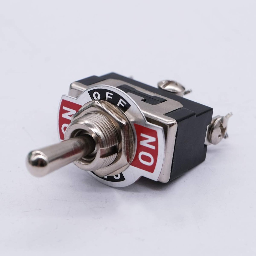 3pcs Momentary Toggle Switch SPDT (ON)/Off/(ON) 3 Pin 3 Position 3 Way Toggle...
