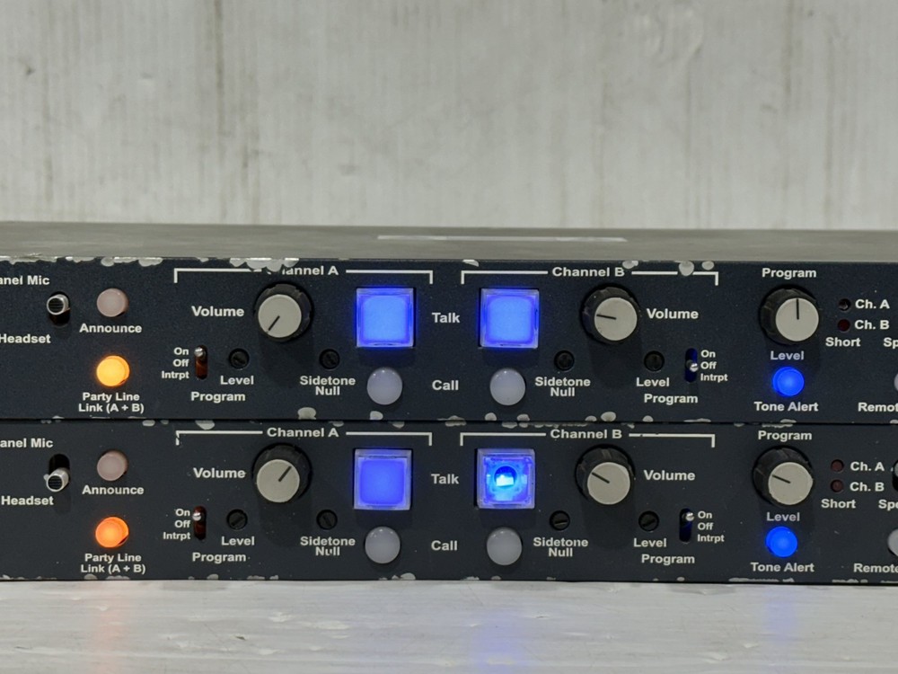 Clear-Com Main Station 2CH MS-702 #1203-4 (One)THS