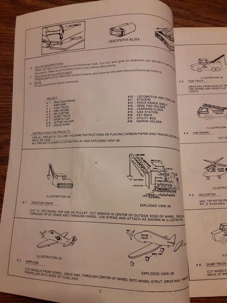 NSI Wood Project Set Plans 49-23125