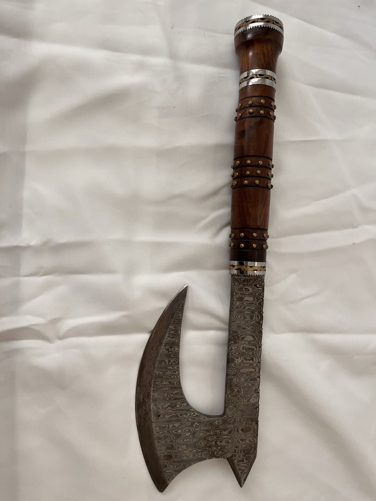 Custom Handmade Damascus Axe