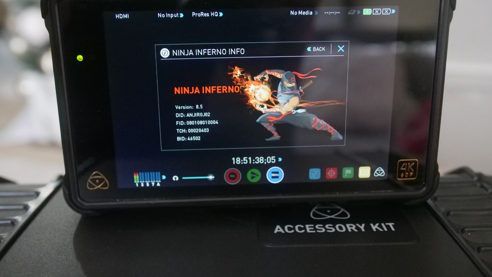Atomos Ninja Inferno with Accessory Kit and Hard Case