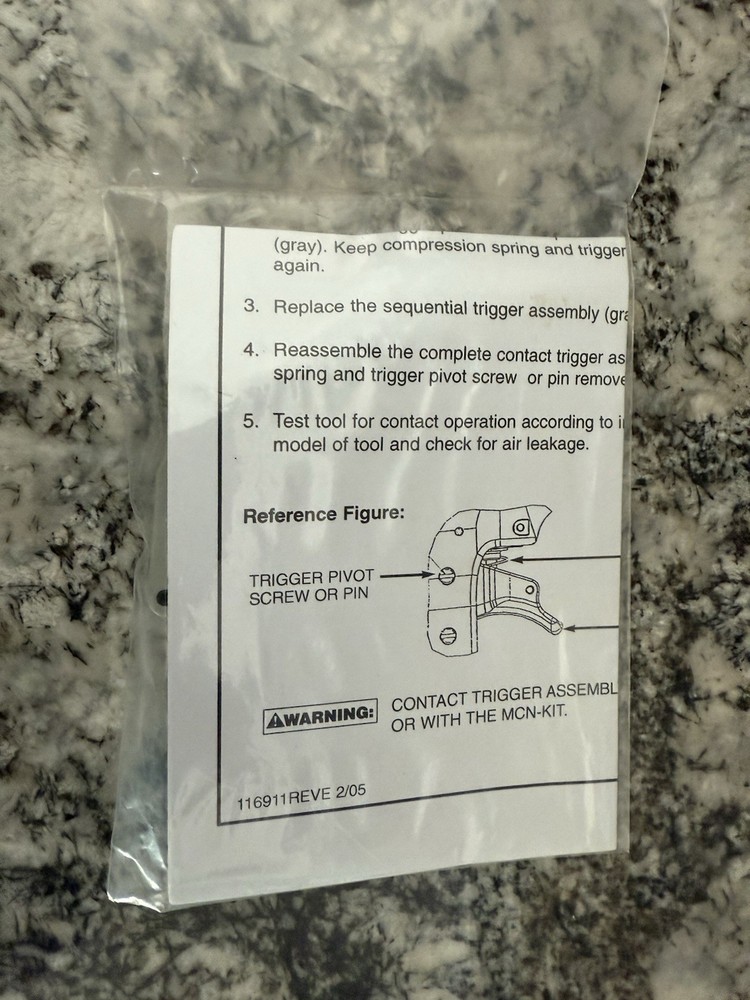 Bostitch Seq 4 Trigger Assembly