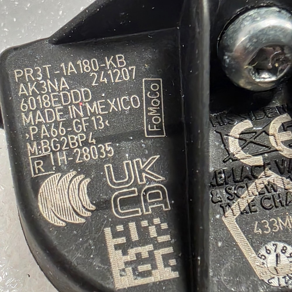 1 - FORD BRONCO FULL SIZE TPMS SENSOR PR3T-1A180-KB