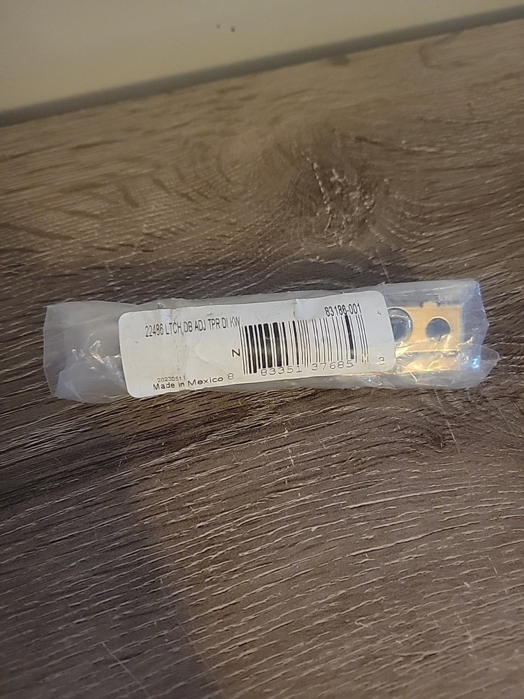 Adjustable backset deadbolt latch drive-in style 2-3/8 or 2-3/4 backset