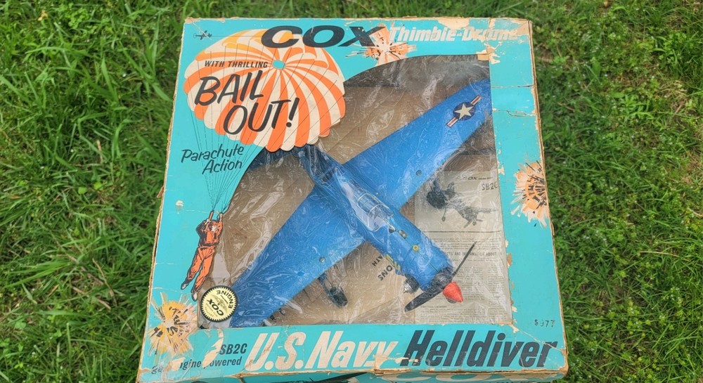 Rare Cox Navy Helldiver Sb2c .049 Thimble Drome