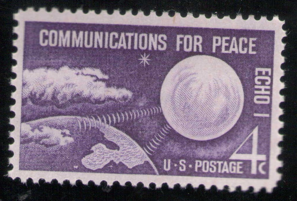 US. Echo 1 & Earth - Communications For Peace Issue. MNH. 1960
