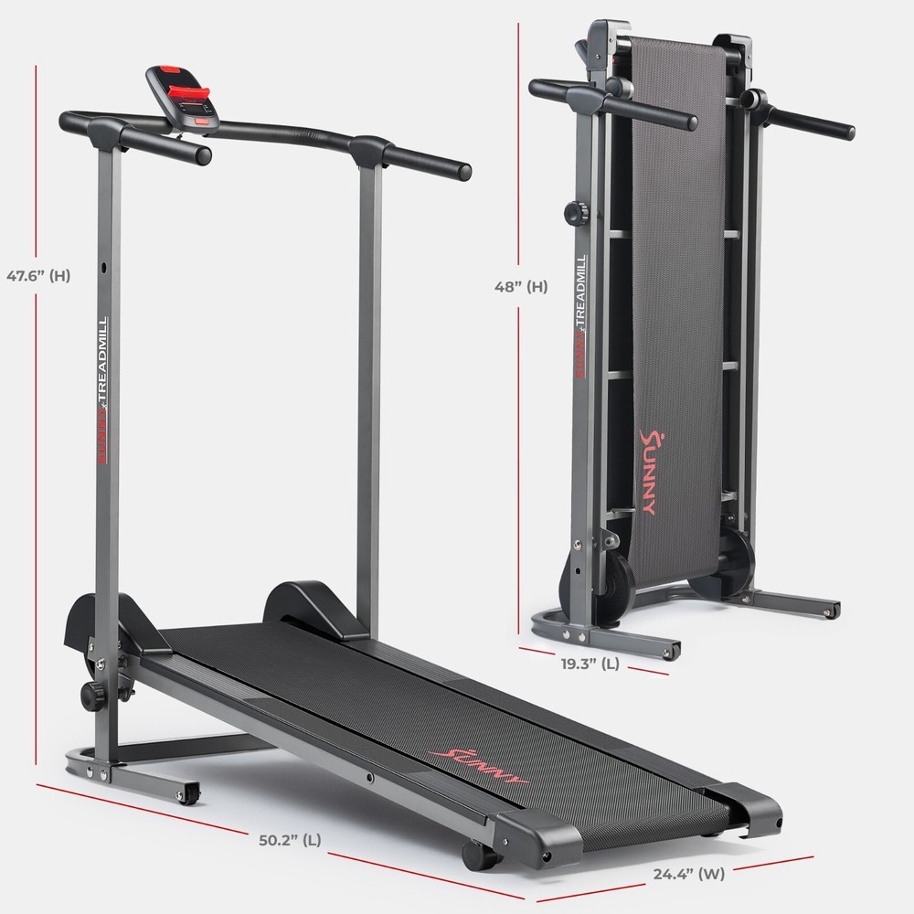 Portable Walking Treadmill Smart Manual Bluetooth Compact Foldable Non Slip Run