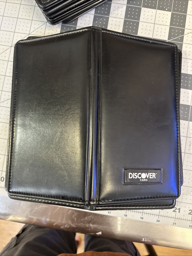 9- Used Double Panel Discover CHECK Books PRESENTERS RESTAURANT