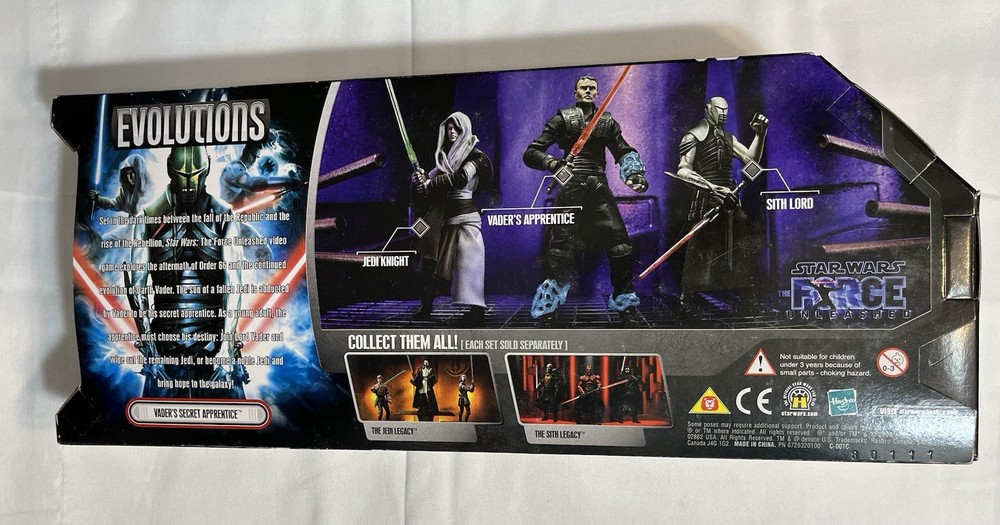 Hasbro Star Wars Force Unleashed Evolution Vader Secret Apprentice SEALED MIB