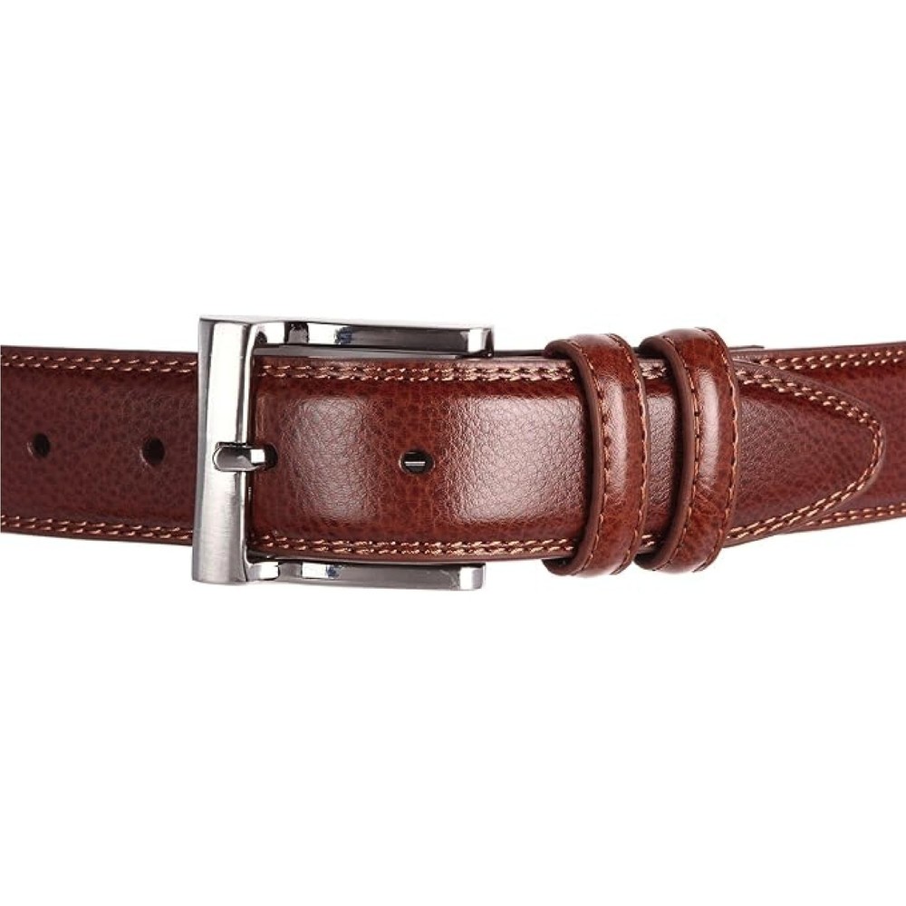 Florsheim 32mm Pebble Grain Leather Belt 42 Black