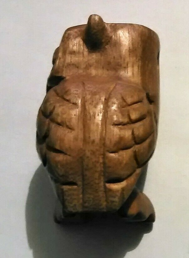Wooden Percussion Brown Owl 3"