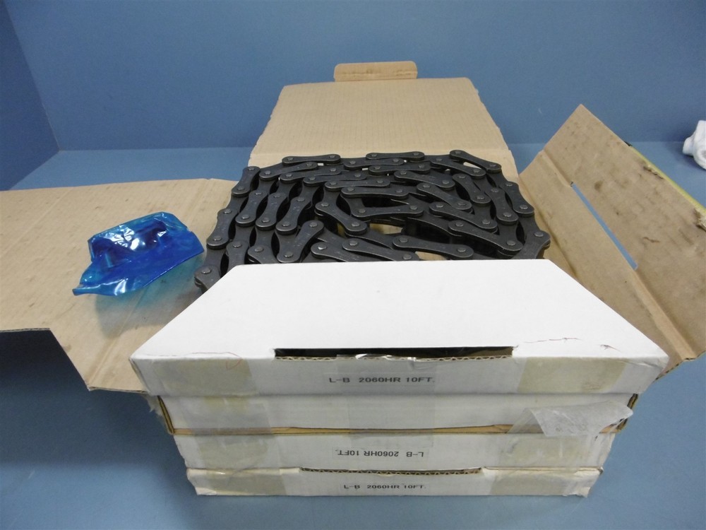 Lot Of 4 Link Belt 2060HR 10' Chain Roller Chain