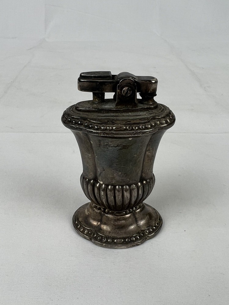 3” Vintage Ronson Mayfair Silver Plated Cigarette Lighter