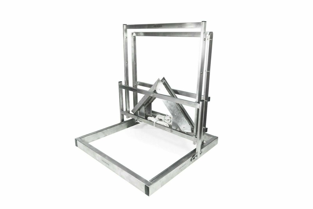 VAROMORUS 12V Hive Frames Uncapping Machine Stainless Steel Honeycomb