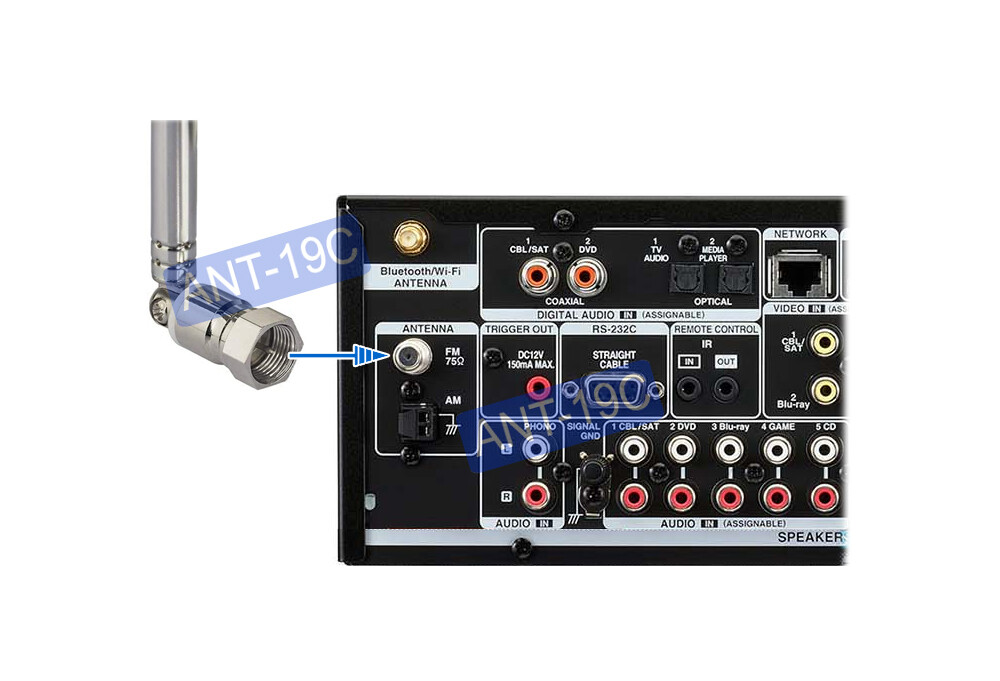 8-Section Extendable telescopic lightweight TV antenna