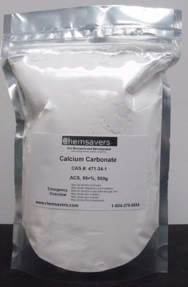 Calcium Carbonate, ACS, 99+%, 500g