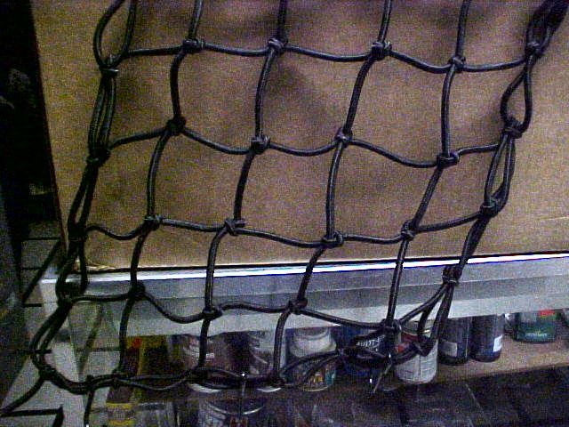 Motorcycle Black Bungee Cargo Nets