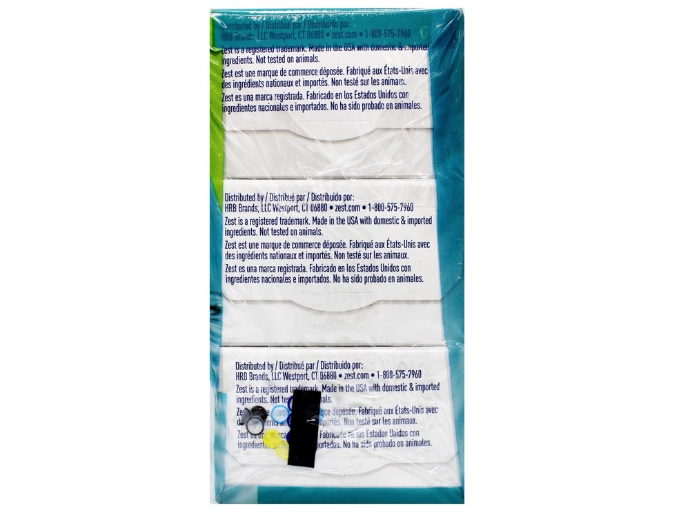 Zest Refreshing Aqua Deodorant Bar Soap with Vitamin E, 3 Bars 4 OZ Each 3 Pack