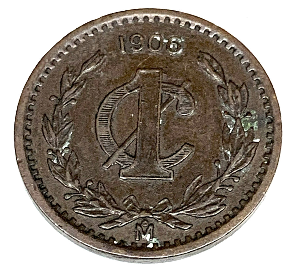 # C8277     MEXICO  COIN,     ONE CENTAVO   1906