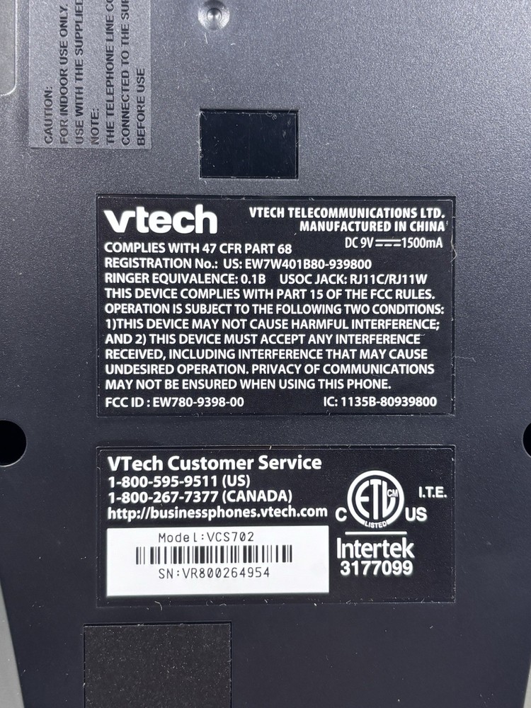 VTech VCS702 ErisStation Wireless Conference Speaker Phone