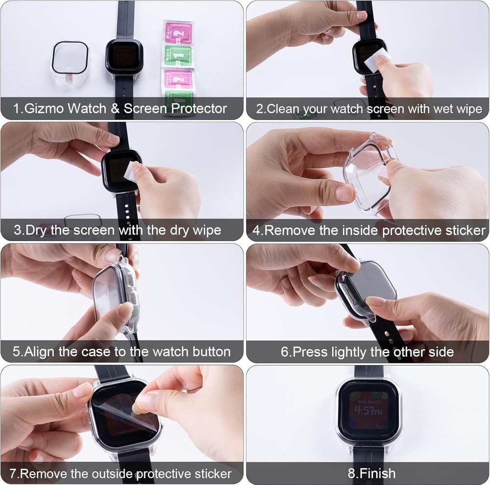 Watch Screen Protector Case Kids Protective Cover Gizmo