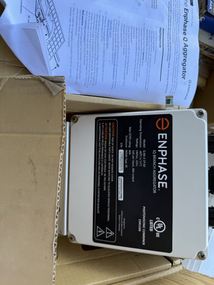 ENPHASE IQ BRANCH AGGREGATOR