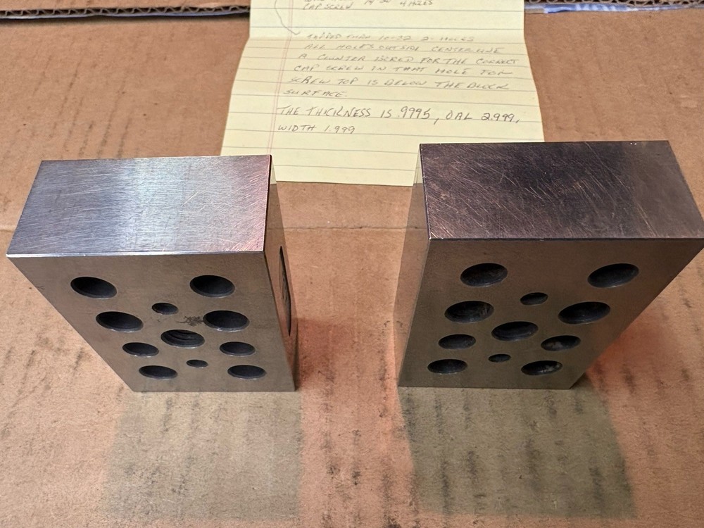 Toolmaker Produced Machining Tool Blocks