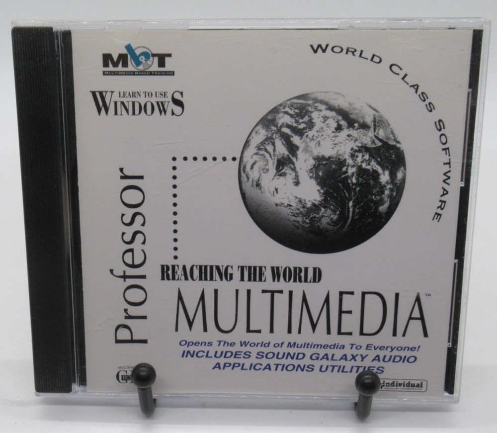 PROFESSOR MULTIMEDIA - LEARN TO USE WINDOWS PC CD-ROM SOFTWARE, SOUND GALAXY UTI