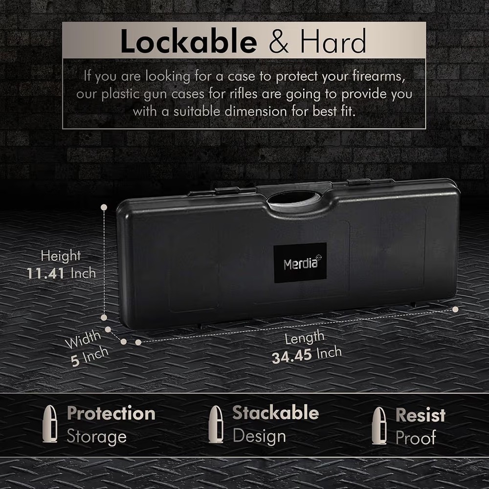 Gun Case Precision Hard Locking Rifle Cases Ultra Protective Case Intensive