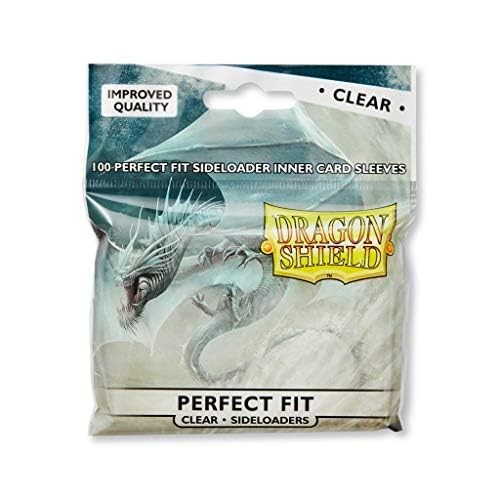 Dragon Shield Side Loader Card Sleeves 500 Clear Sleeves Standard Size Bundle