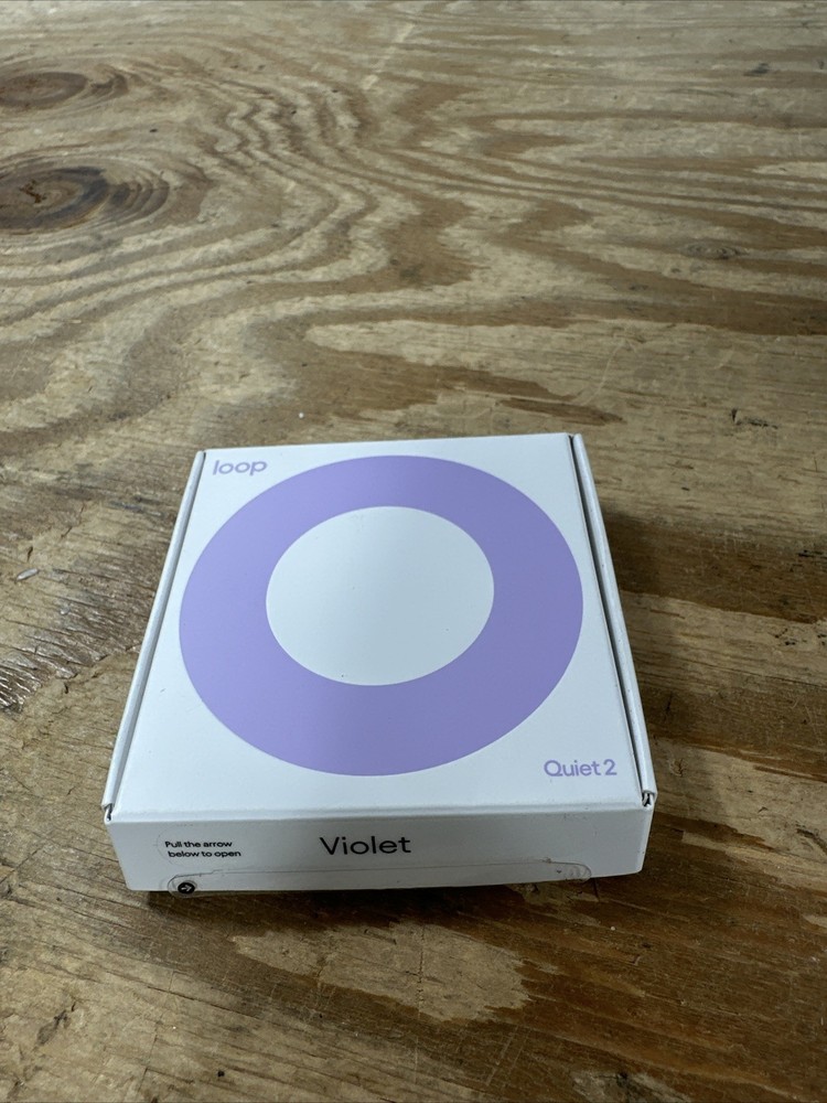 Loop Quiet 2 Ear Plugs For Noise Reduction - 14dB - Color - Violet - Open Box