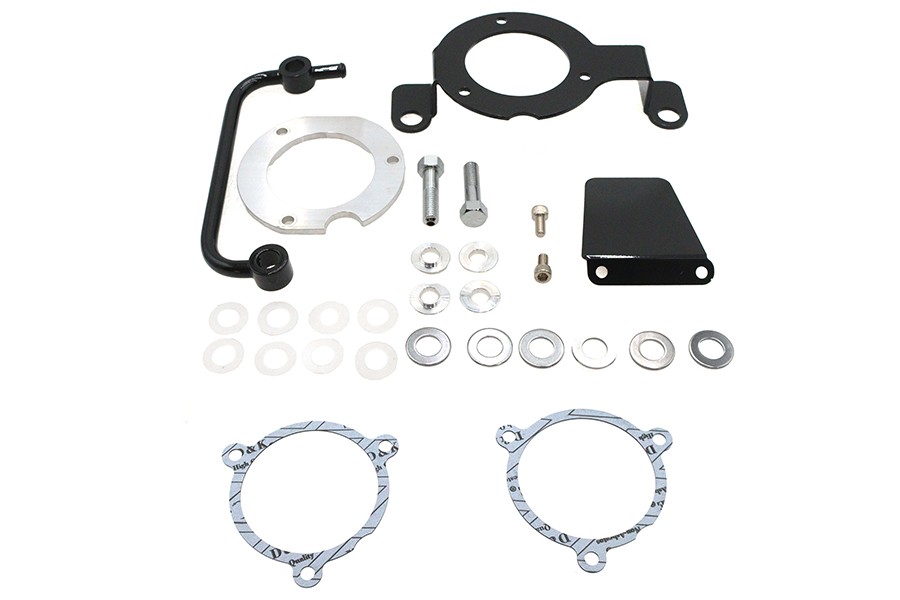 M8 EFI Air Cleaner Support Bracket Kit Black for Harley-Davidson
