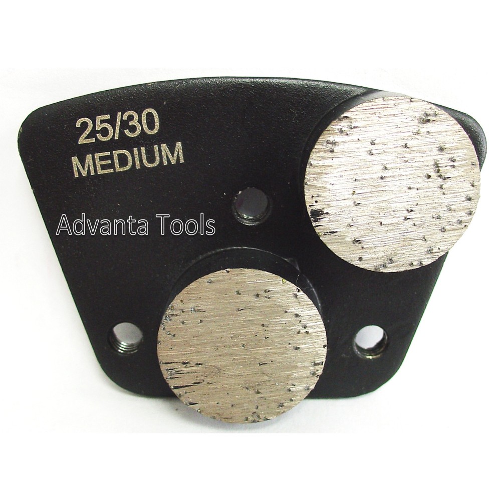 Trapezoid Round Segments Grinding Shoe / Disc / Plate - Medium Bond - 25/30 Grit