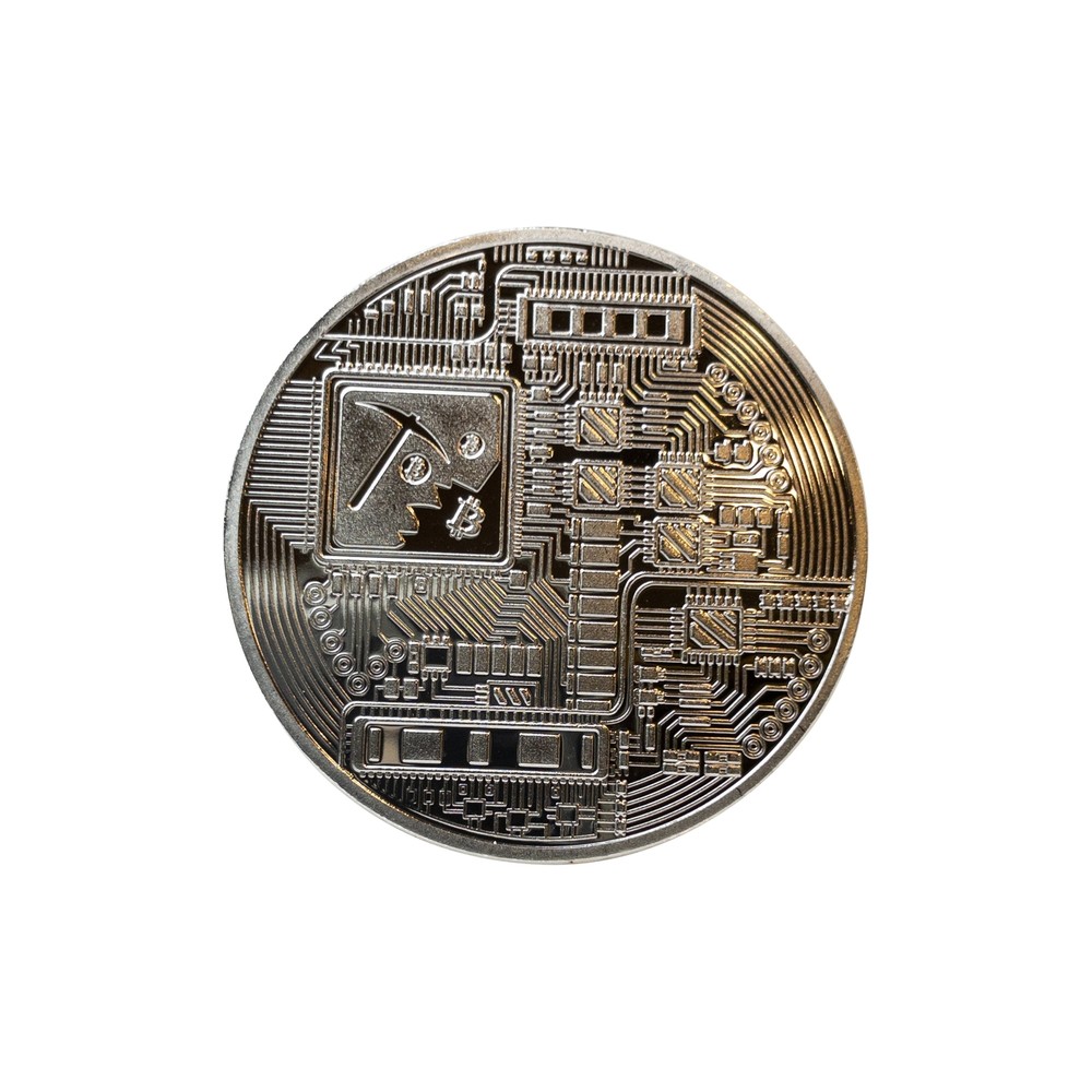 RAWAKK | Bitcoin (BTC) Coin (Silver Edition)