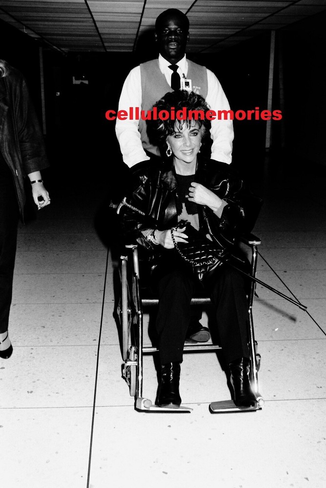 Original 35mm Negative Elizabeth Liz Taylor 2-5-89