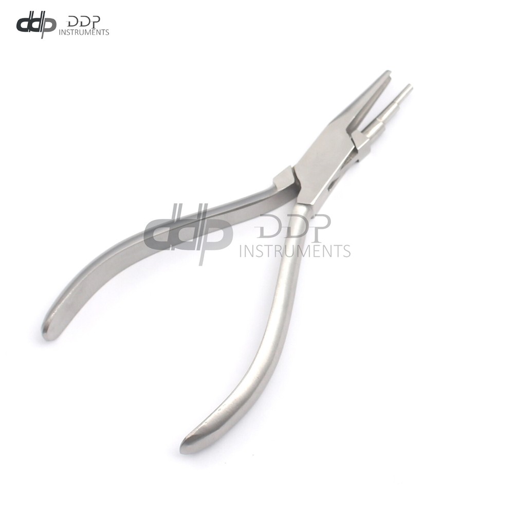 Wire Looping Pliers Concave and Round 3-Step Nose Tools