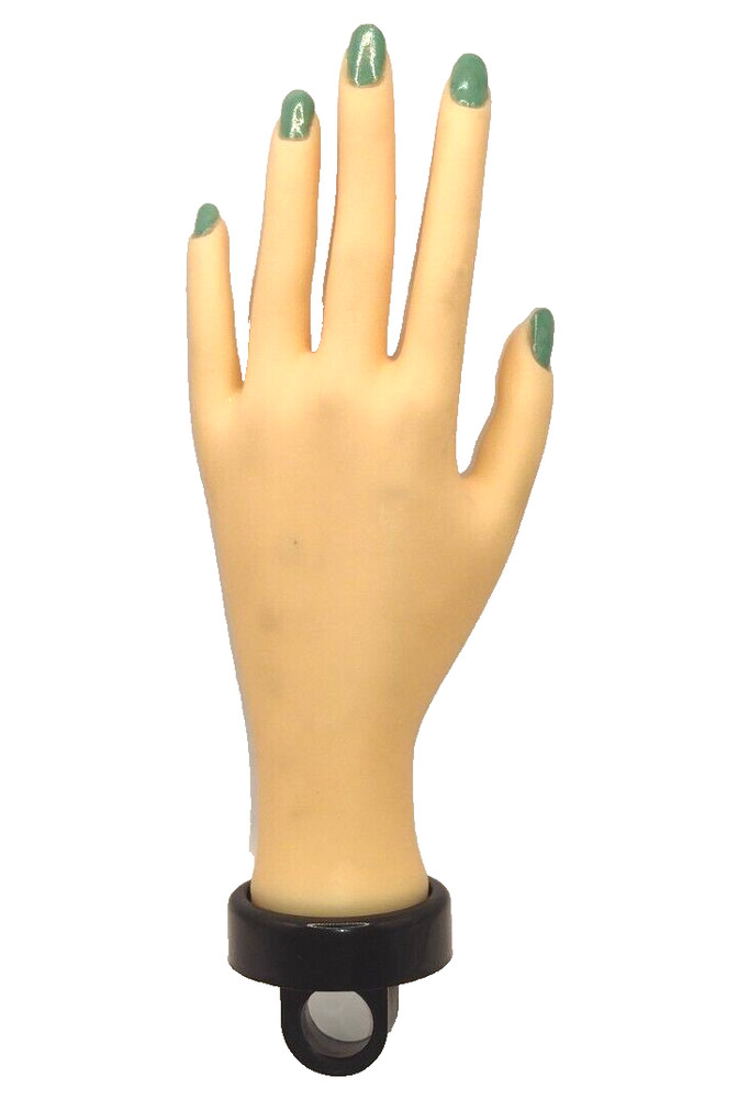 Practice Left Hand for Acrylic Nails Manicure Hand Mannequin Rubber Personalized