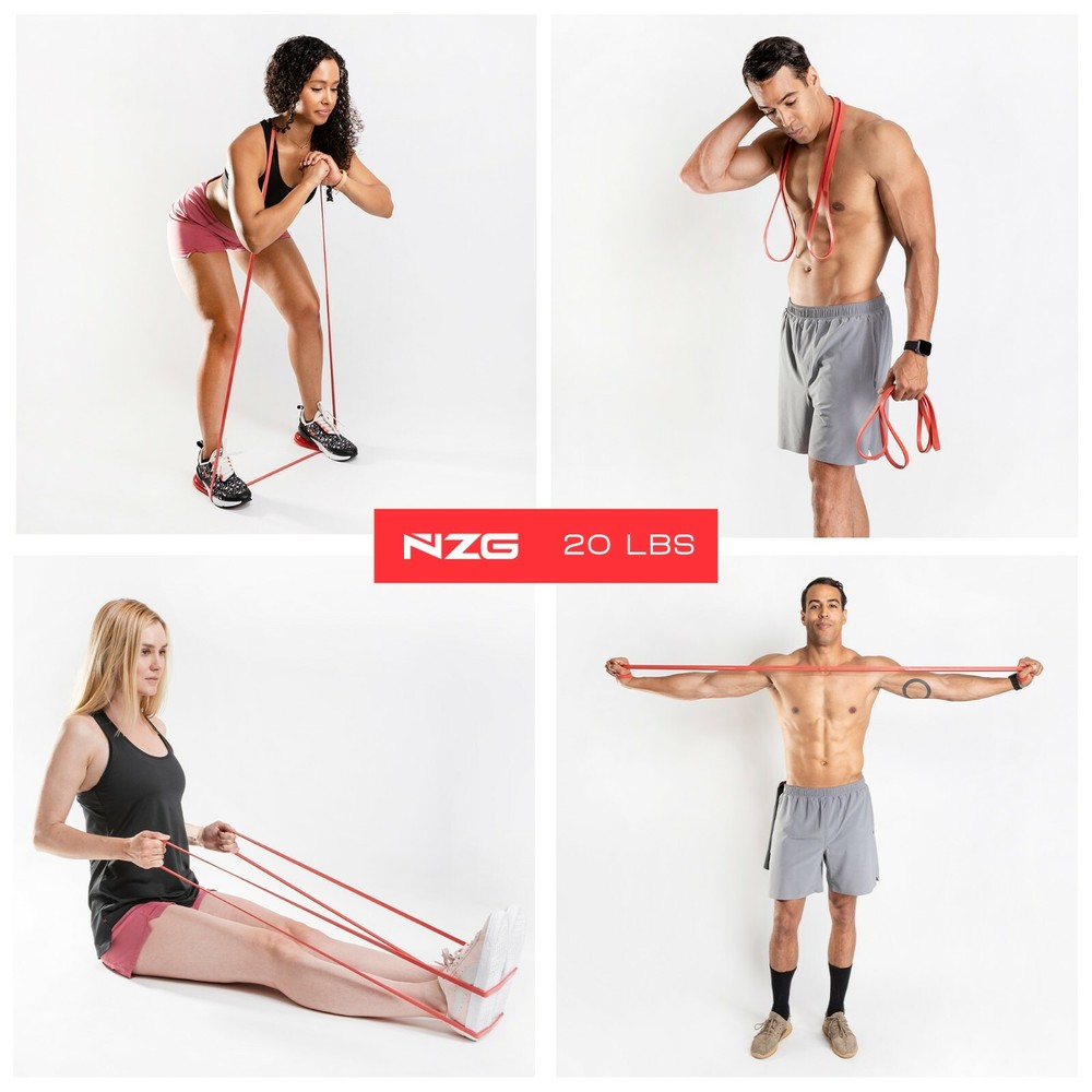 NonZero Gravity Power Resistance Bands 6-Piece Light Warm-Up Set