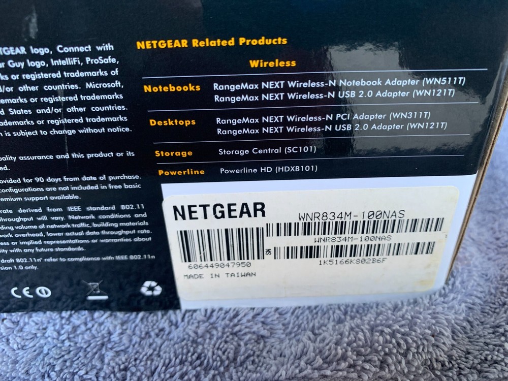 NetGear WNR834M RangeMax Next Wireless N Router